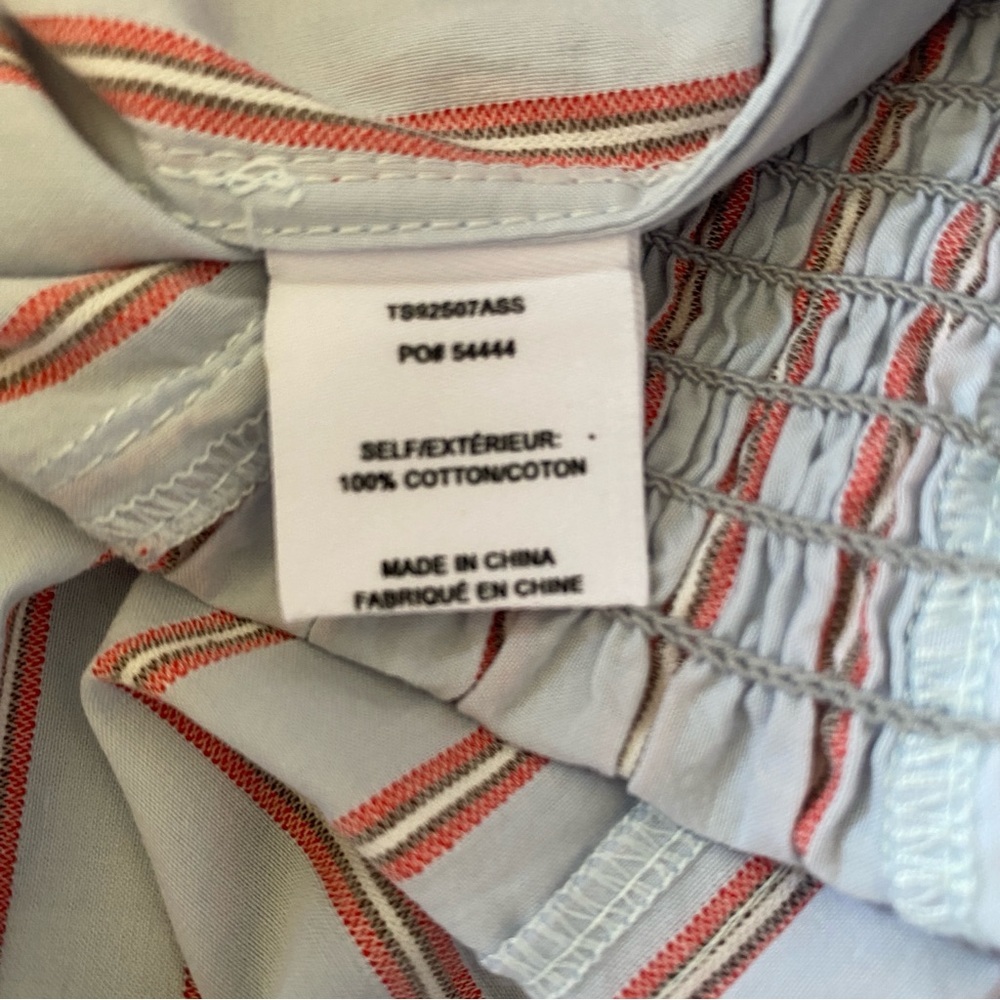Derek Lam 10 Crosby Shirt Dress Sz 4‎ Striped Satina Preppy Academia - Picture 5 of 12